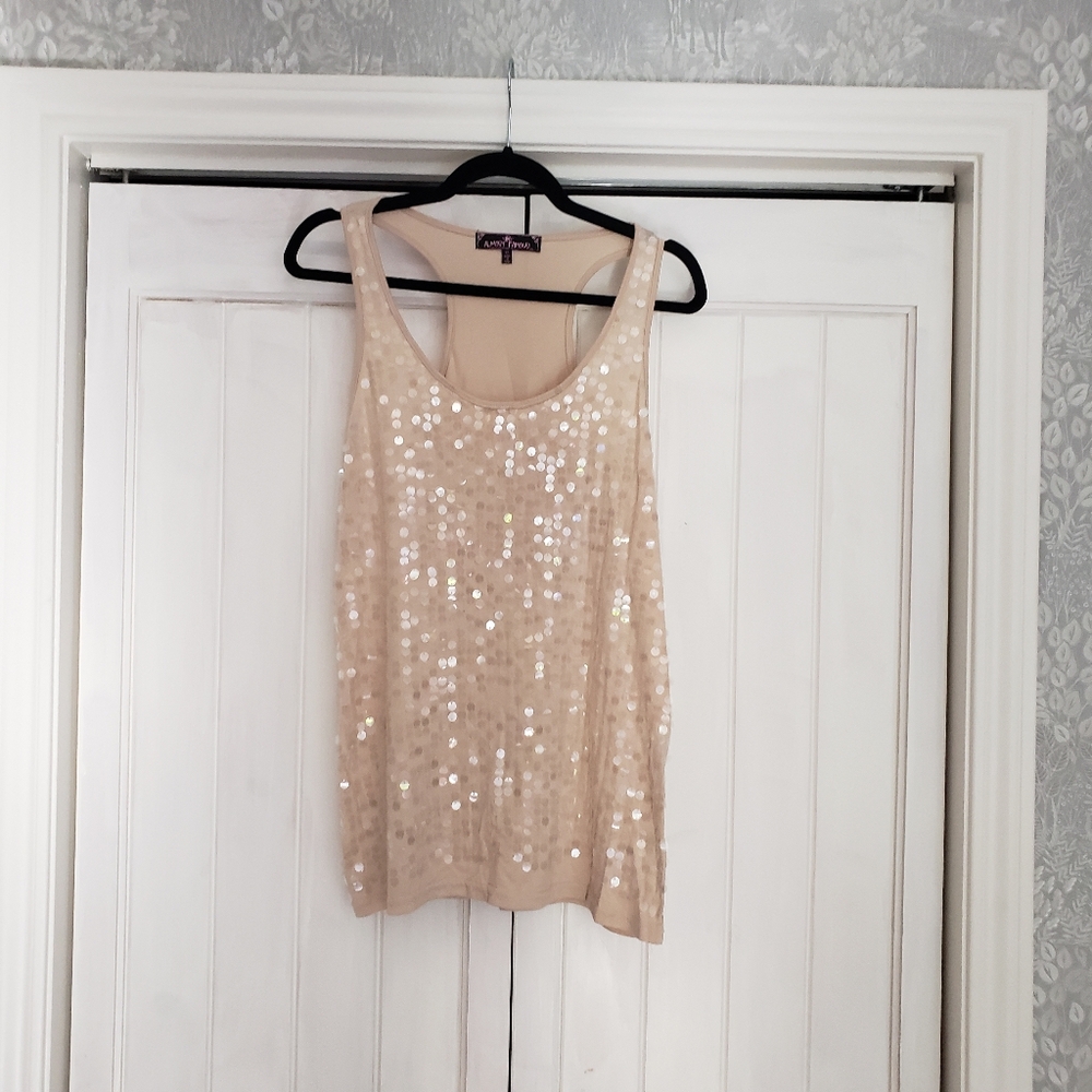Sequined Tank Top